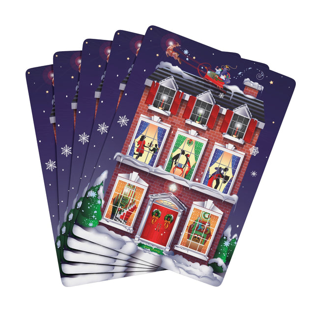 A Christmas Eve Celebration Playing Cards
