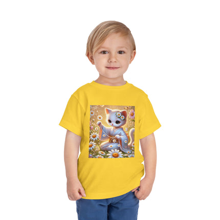 Daisy Chain Whimsy Toddler Short Sleeve Tee