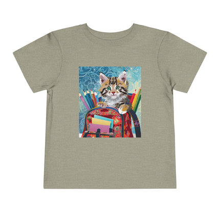 Whiskered Wanderings Toddler Short Sleeve Tee