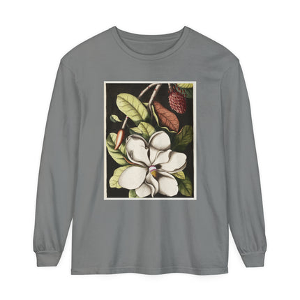 Natural History Plate 61 by Mark Catesby Garment-dyed Long Sleeve T-Shirt