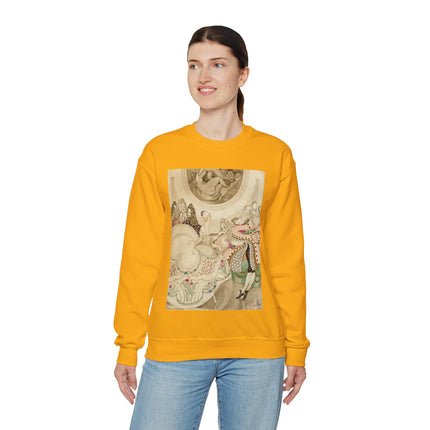 Sur talons rouges (On Red Heels) pl 01 by Gerda Wegener Heavy Blend™ Crewneck Sweatshirt