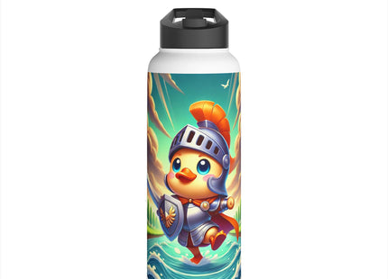 Valiant Duck Stainless Steel Water Bottle, Standard Lid