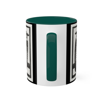 Horned Owl by Samuel Jessurun de Mesquita Colorful Mugs, 11oz