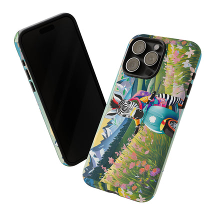 Stripes on Wheels Phone Cases
