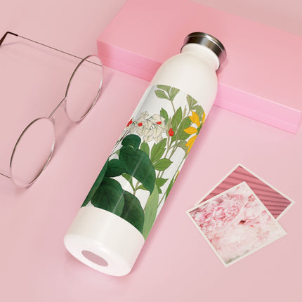 Clerodendrum & Rudbeckia by Tanigami Kônan Slim Water Bottle