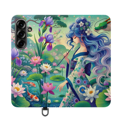 Fairy of the Koi Pond Flip Case – Mystical Harmony & Pond Enchantment