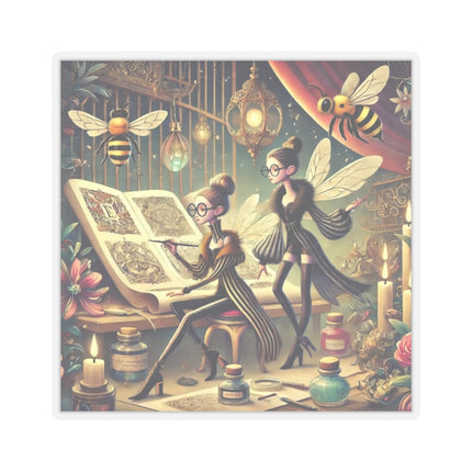 🧚✒️ Fairy Designers Kiss-Cut Sticker – Whimsical Creativity & Enchanted Craft
