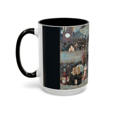 A Bar at the Folies-Bergère by Edouard Manet Colorful Mugs (11oz, 15oz)