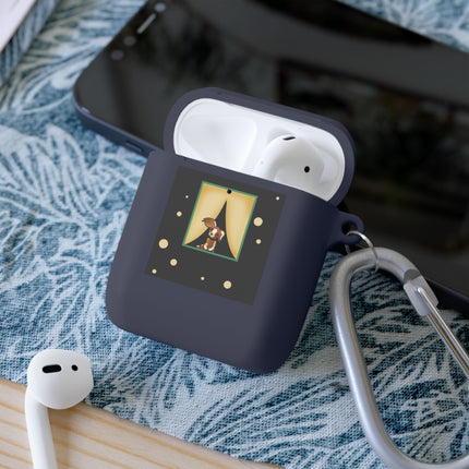 Playful Paws At The Window – Vintage Art AirPods Case