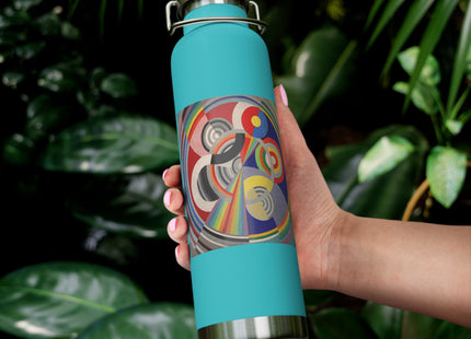 Rythme No. 1 by Robert Delaunay Copper Vacuum Insulated Bottle, 22oz