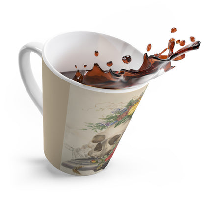 Vanitas Still Life by Herman Henstenburgh Latte Mug