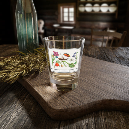 Natural History Ensemble, No. 17 by Anselmus Boëtius de Boodt Shot Glass, 1.5oz
