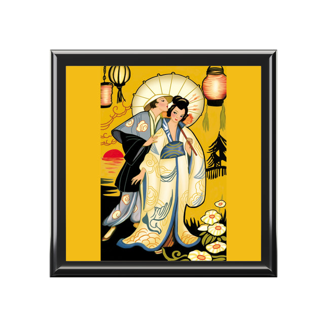 Golden Embrace Jewelry Box