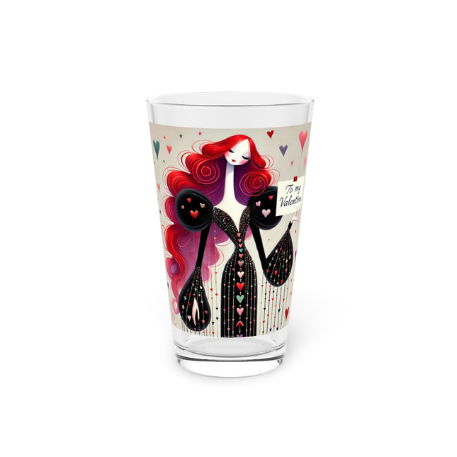 To My Valentine Glass, 16oz