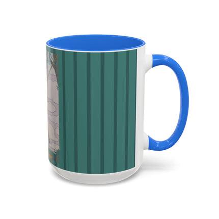 La balançoire by Georges Lepape Colorful Mugs (11oz, 15oz)