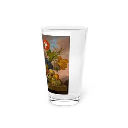 Floral Still Life by Franz Xaver Petter Glass, 16oz