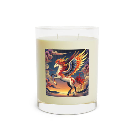 Flame-Winged Horse at Sunset Scented Candle