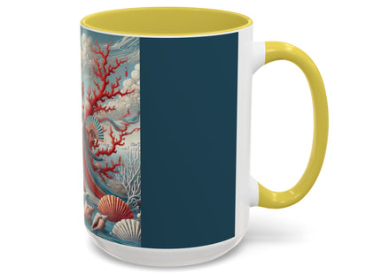 Ladies by the Quiet Sea Colorful Mugs (11oz, 15oz)
