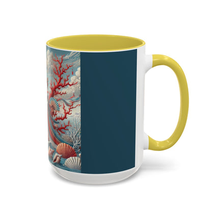 Ladies by the Quiet Sea Colorful Mugs (11oz, 15oz)