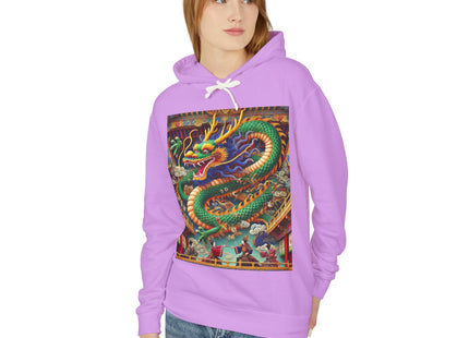 Tibetan Dragon Over Kabuki Duel Hoodie