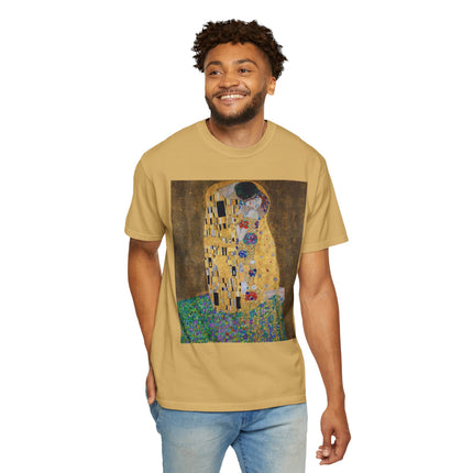 The Kiss by Gustav Klimt Unisex Garment-Dyed T-shirt