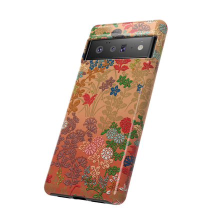 Ornamental Japanese Flower Pattern Phone Cases