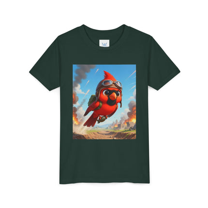 Cardinal Dive Bomber Youth Short Sleeve Tee