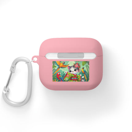 Parrot Dance of the Geisha Kitten AirPods and AirPods Pro Case