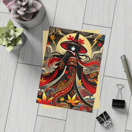 Kabuki Witch Postcards (envelopes included) - Bundles of 10, 30, 50 Pieces