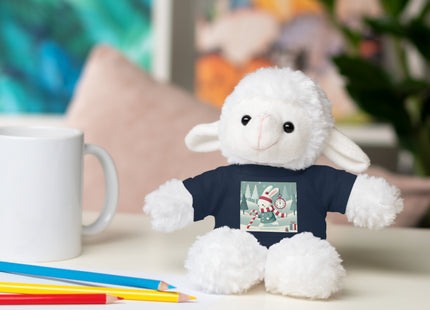 Candy Cane Timekeeper Bunny Stuffed Animals with Tee