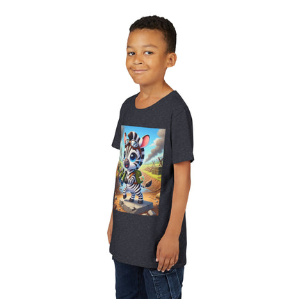 Zebra Lookout Youth Short Sleeve Tee