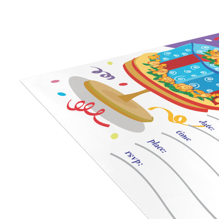 Celebration in Full Bloom Party Invitation! Bundles of 10, 30, 50 Pieces Available (envelopes included)