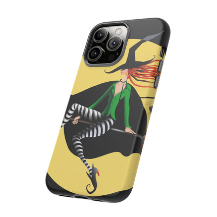 A Witch’s Moonlit Flight Phone Cases
