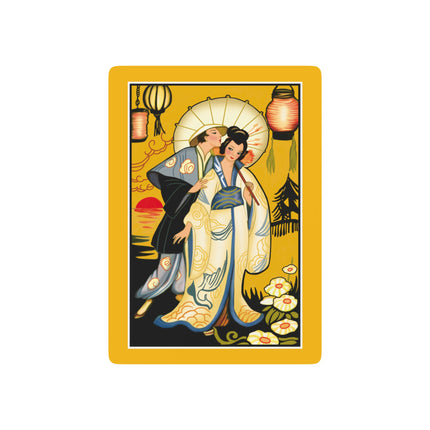 Golden Embrace Playing Cards