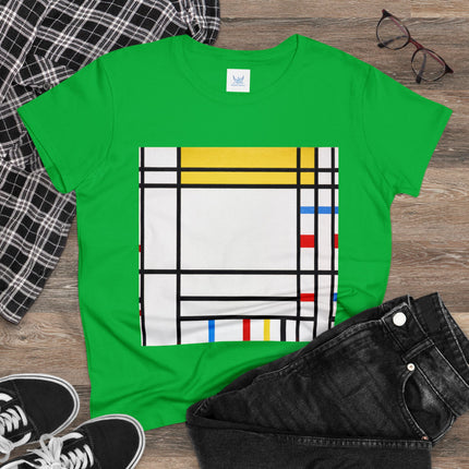 Place de la Concorde by Piet Mondrian Women's Midweight Cotton Tee