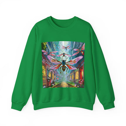 Neon Swarm Unisex Heavy Blend™ Crewneck Sweatshirt