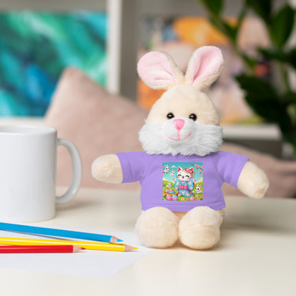 Springtime Kitten’s Easter Joy Stuffed Animals with Tee