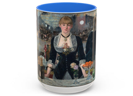 A Bar at the Folies-Bergère by Edouard Manet Colorful Mugs (11oz, 15oz)