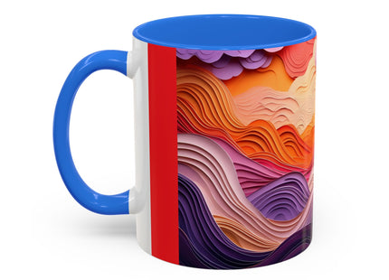 Dramatic Sunset Sky Colorful Mugs (11oz, 15oz)