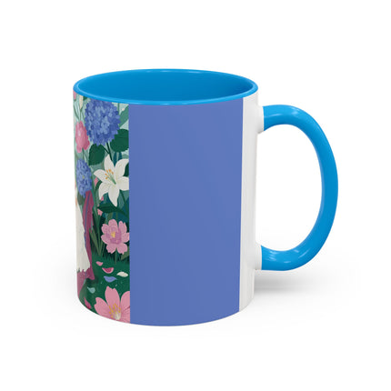 The Ladies Of The Blossoming Vanity Colorful Mugs – Art Deco Floral Elegance