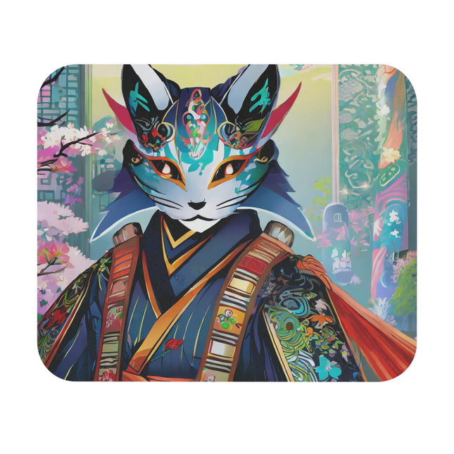 Cyberpunk Samurai Mouse Pad, Rectangle