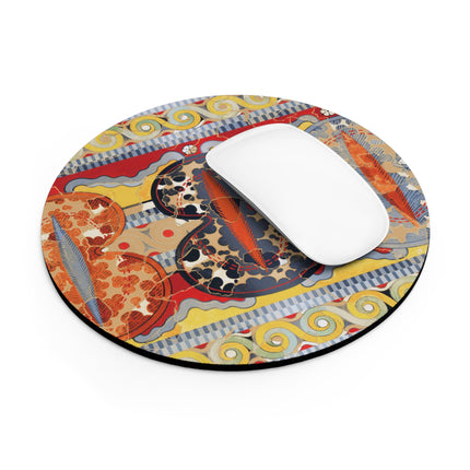 Reproduction of the Shield Frieze by Emile Gilliéron Mouse Pad, Round and Rectangle