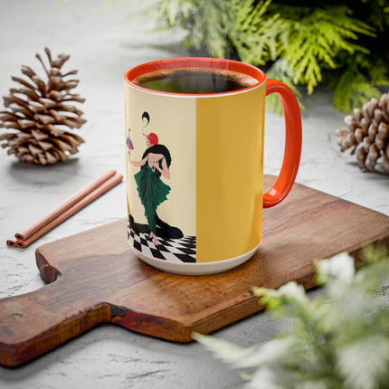 The Marionette Colorful Mugs – Theatrical Glamour & Cabaret Elegance