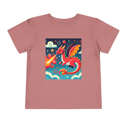 Starry Sky Dragon Toddler Short Sleeve Tee