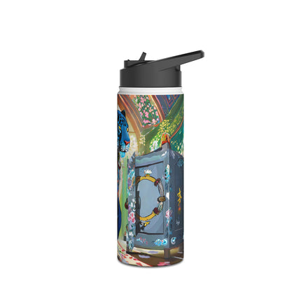 Cyber Panther's Hunt Stainless Steel Water Bottle