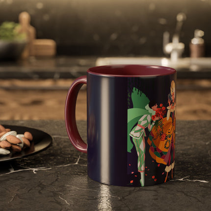 Moonlit Masquerade: The Fairy Queen's Ball Colorful Mug (11oz, 15oz) – Fairy Tale Elegance, Fantasy Charm & Enchanted Style