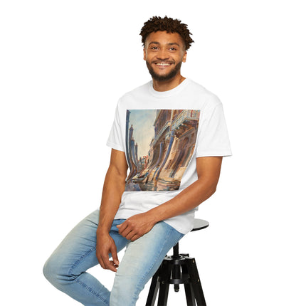 Gondola Moorings on the Grand Canal by John Singer Sargent  Unisex Garment-Dyed T-shirt