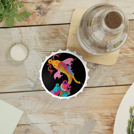 Golden Koi Bottle Opener – Lucky Swim & Vibrant Fortune