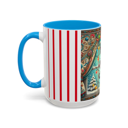 Mischief in Tinselland Colorful Mugs (11oz, 15oz)