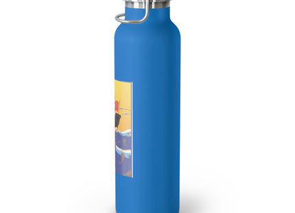 Golden Seas and Whimsical Dreams Copper Vacuum Insulated Bottle, 22oz